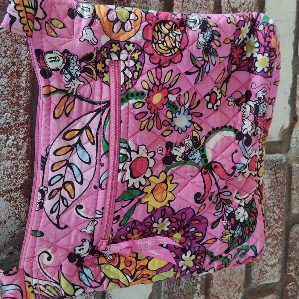 Vera Bradley Disney Long Strap Purse. Pink Mickey
